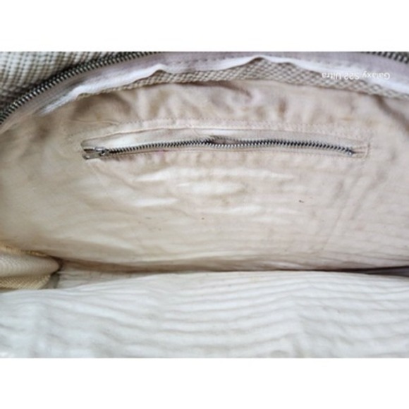 Vintage Made in Italy Straw Bag Wood Handle Quiet Luxury Garfinckel's Boho zzz - Picture 6 of 11